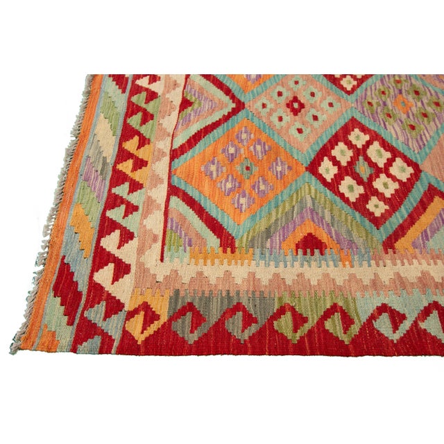 21st Century Modern Kilim Rug 4 '2'' X 5' 8''. For Sale In New York - Image 6 of 8