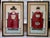 A pair of large Korean antique 18th/19th century Official portraits of male and female (husband and wife), painted in...