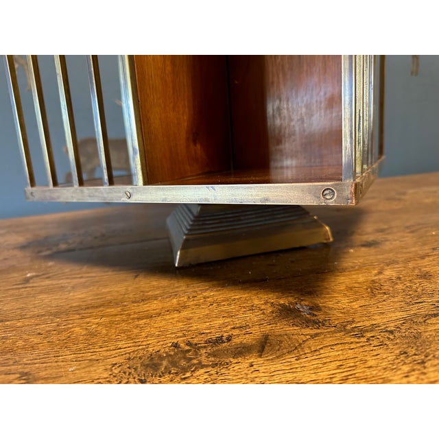 Small Antique Revolving Bookcase, 1890s For Sale - Image 4 of 8