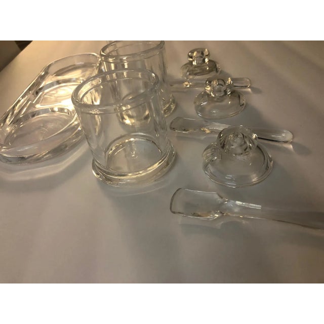 Mid 20th Century Mid Century Modern Lucite Condiment Set For Sale - Image 5 of 7