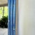 Dorothy Draper Vintage Faux Bamboo Wall Mirror in Metallic Blue With Gilt Accents – Newly Paintd For Sale - Image 4 of 12