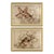 Bozettto & Disegnare Diptych Framed Art Prints - Set of 2 by David Phoenix For Sale