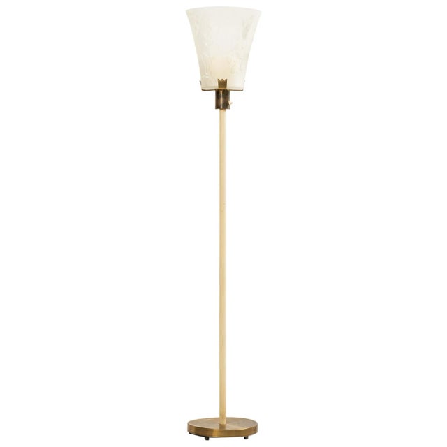 Floor Lamp by Bo Notini for Glössner & Co., Denmark, 1940s For Sale - Image 9 of 9