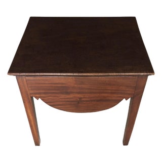 Antique English Georgian Mahogany Side /End Table For Sale