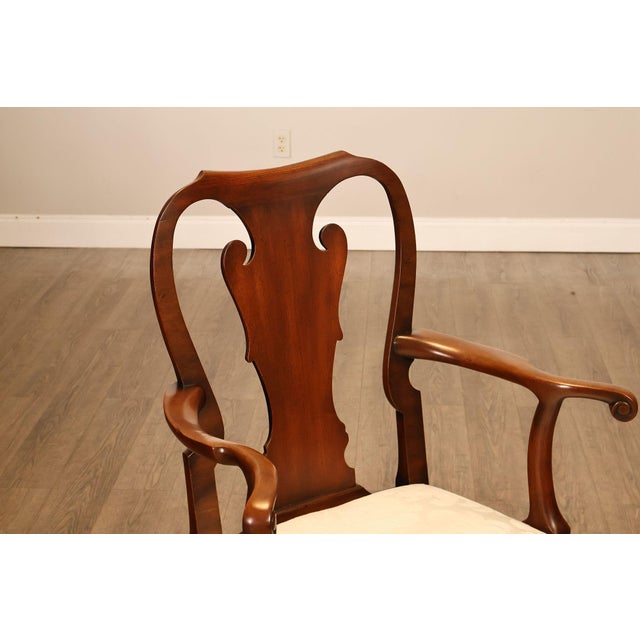 Kittinger Colonial Williamsburg Pair of Mahogany Armchairs CW 151 For Sale In Philadelphia - Image 6 of 18