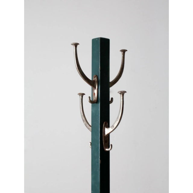 Vintage Wooden Coat Rack For Sale - Image 9 of 11