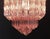 Murano Glass Chandelier with 112 Pink Quadriedri, 1990s For Sale - Image 14 of 18