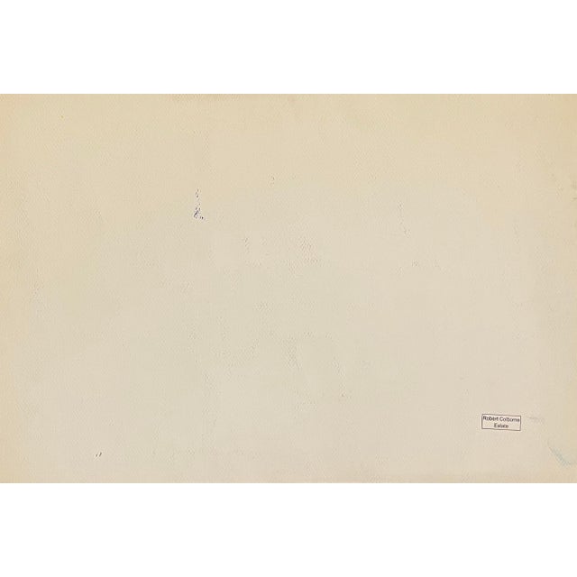 1951 Robert Colborne Mid Century Modern Painting For Sale - Image 4 of 4
