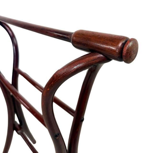 1900 - 1909 Vienna Secession Bent Oak Mute Servant Valet by Thonet No.101 For Sale - Image 5 of 9