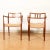 Pair, Danish Teak #64 Niels Moller Dining | Accent Chairs in Danish Cording For Sale In Washington DC - Image 6 of 7