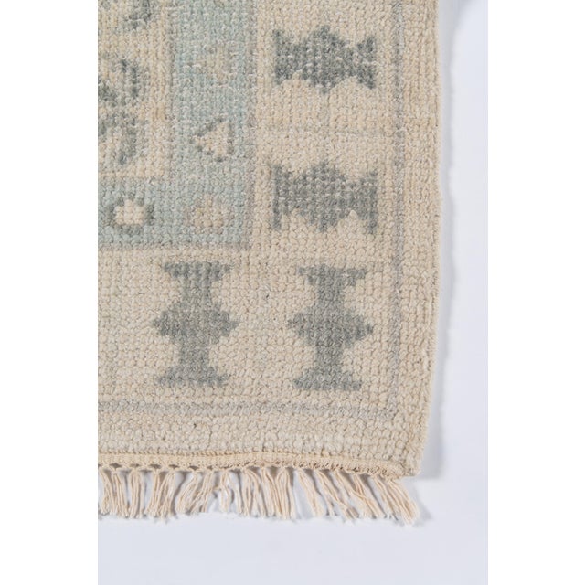 Contemporary Erin Gates Concord Sudbury Ivory Hand Knotted Wool Runner 2'6" X 8' For Sale - Image 3 of 7