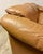Animal Skin Low Profile Sofa in Cognac Brown Leather in the Manner of Niels Eilersen, 1980's For Sale - Image 7 of 11