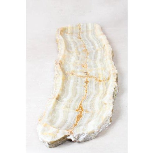 Contemporary Onyx Tray with Raw Edge For Sale - Image 3 of 5