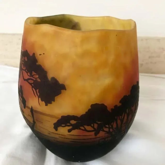 Late 19th Century 19th Century Daum Nancy Cameo Glass Vase For Sale - Image 5 of 12