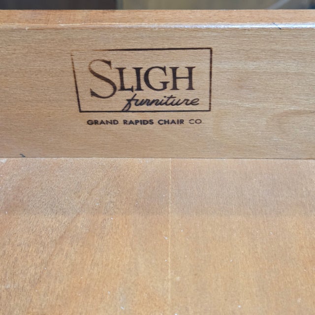 Black Vintage Sligh Lowry Writing Desk For Sale - Image 8 of 13