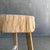 Mid-Century Modern Vintage Elm Wood Chop Block Table #L03 For Sale - Image 3 of 9