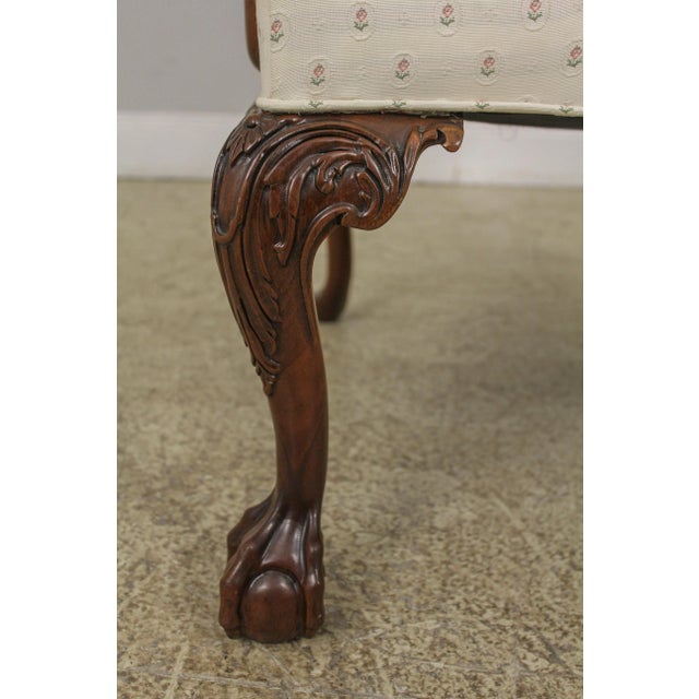 Southwood Ball & Claw Mahogany Open Armchair For Sale - Image 10 of 13
