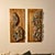 c.1920 Antique Chinese Polychrome Carved Panels – Pair For Sale - Image 4 of 11