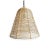 Contemporary Wicker Strip Bell Pendant Light Small For Sale - Image 3 of 5