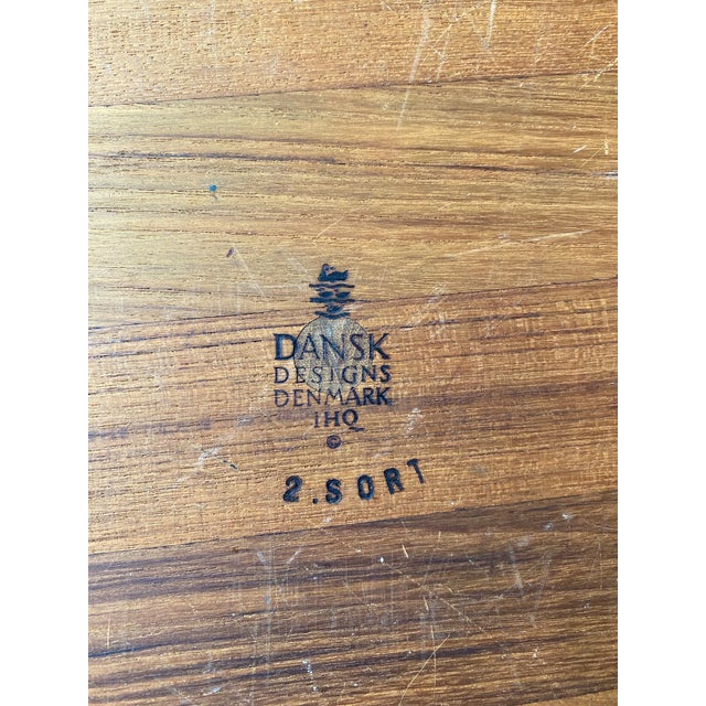 1960s Teak and Bamboo Dansk Double Ring Round Ice Bucket Quistgaard, 1960s Mid Century For Sale - Image 5 of 5