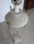 Metal Vintage Maitland Smith Neoclassical Travertine Stone Floor Lamp With Lamp Shade For Sale - Image 7 of 11