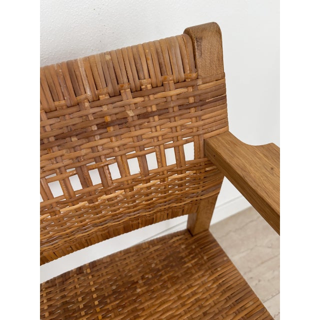 Mid-Century Scandinavian Oak Dining Room Chairs attributed to Børge Mogensen, Denmark, 1950s, Set of 6 For Sale - Image 9 of 18