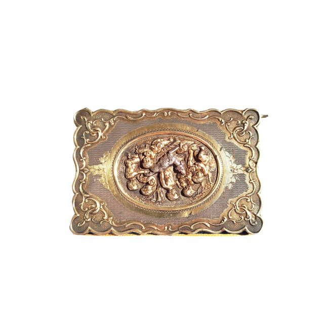 Continental silver-gilt dance card holder / aide-mémoire, probably French or Austro-Hungarian, dating from the second half...