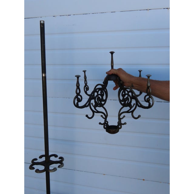 Victorian Victorian Late 1800s Tall Coat Hat Rack Umbrella Stand 6629 For Sale - Image 3 of 18