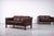 Vintage Scandinavian Brown Leather Sofa, 1970s For Sale - Image 6 of 18