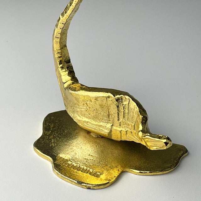 Vintage Metal Sculpture Bird by Salvino Marsura, Italy, 1970s For Sale - Image 9 of 11
