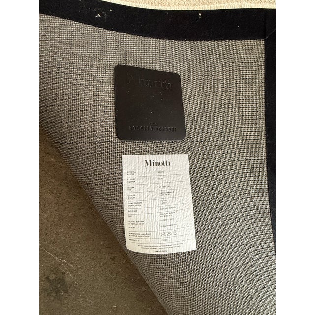 2020s 13ft 10in × 13ft 10in Rodolfo Dordoni for Minotti Dibbets Area Rug, Ecru For Sale - Image 5 of 12