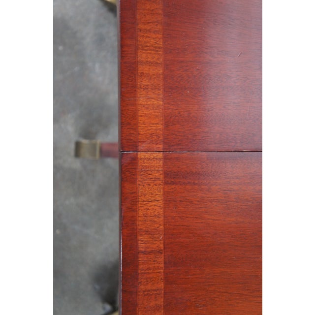 Union National Mid Century Duncan Phyfe Style Mahogany Drop Leaf Dining Table For Sale - Image 11 of 12