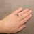 Early 21st Century Men's 14K Yellow Gold Plated Sterling Silver 1.0 Cttw Round Black Diamond Band Ring - Size 10.5 For Sale - Image 5 of 6