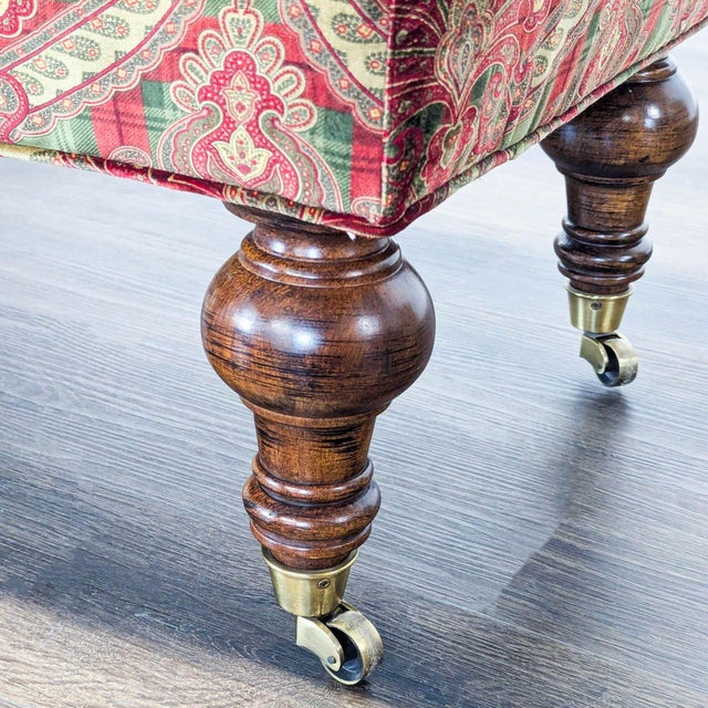 Lillian August Paisley Ottoman For Sale In San Francisco - Image 6 of 8