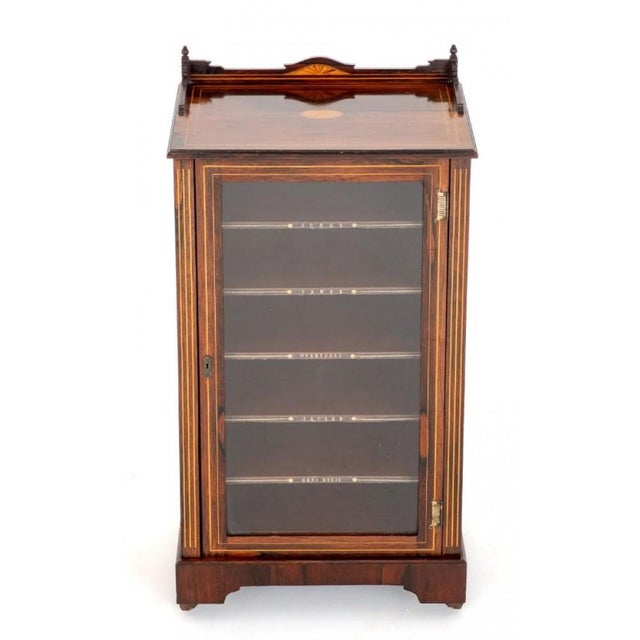 Victorian Music Cabinet in Rosewood, 1880 For Sale - Image 9 of 15