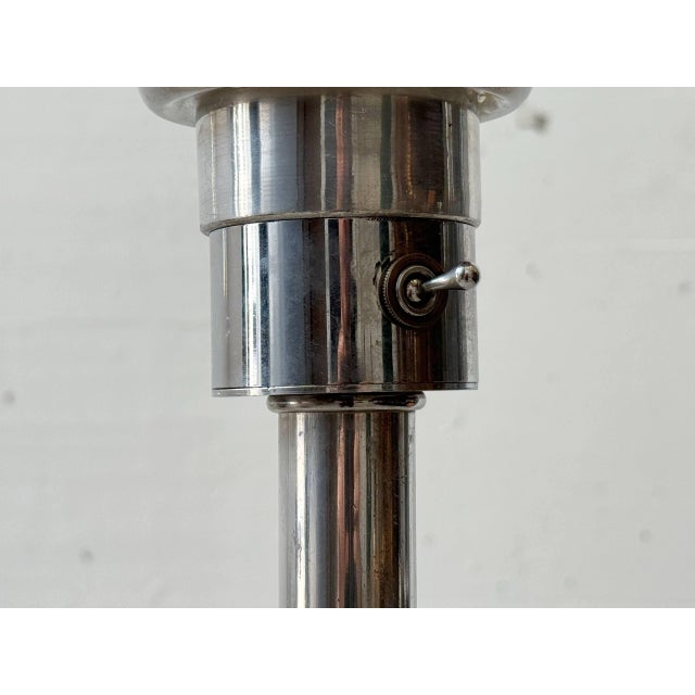 Art Deco Floor Lamp in Chrome-Plated Metal, 1930s For Sale - Image 12 of 18