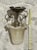 Metal Vintage Art Nouveau Style Alabaster Glass Mini Pendant Flush Mount For Sale - Image 7 of 7