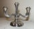 Art Deco Vintage Sterling Silver German Gayer & Krauss Candle Holder Candelabra Modernist For Sale - Image 3 of 12