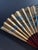 Mid 20th Century Vintage Chinese Hand Painted Paper Wall Fan For Sale - Image 5 of 12