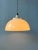 Vintage White Faro Acrylic Glass Pendant Lamp from Guzzini For Sale - Image 4 of 11