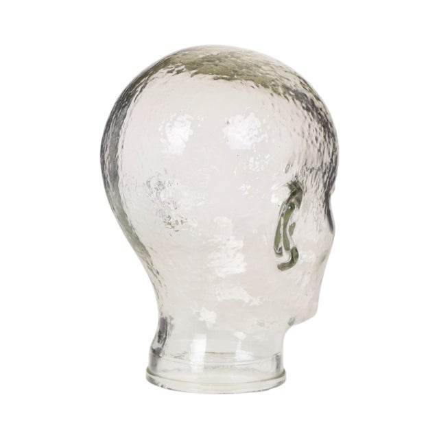Heavy Glass Head Display Mannequin for Headphones, 1960s For Sale - Image 11 of 16