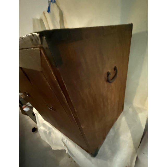 Late 19th Century Late 19th Century Japanese Storage Meiji Era Tansu (Chest) For Sale - Image 5 of 8