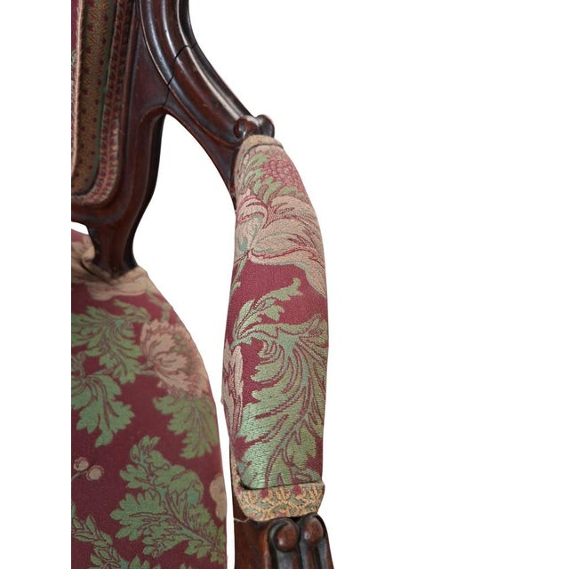 1960s Vintage Armchairs in Cherry Wood, 1960s, Set of 2 For Sale - Image 5 of 13