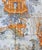 Mid 20th Century Orange Gray Chinoiserie Pagoda Fabric For Sale - Image 4 of 6