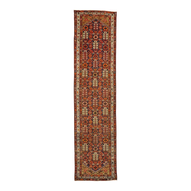 Antique Persian Malayer Rug, 03'03 X 13'00 For Sale