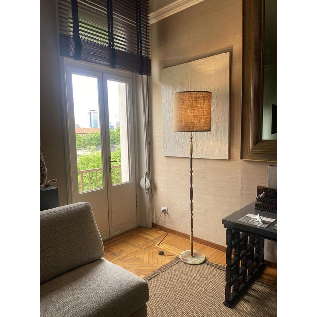 Floor Lamp in Green Alabaster, 1950s For Sale - Image 15 of 16