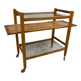 Mid 20th Century Bar Cart in the Manner of Julius Jirasek for Hahenauer Wien For Sale