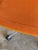 1970s Orange Upholstered Swivel Office Chair on Casters Mid-Century Modern 1970s For Sale - Image 5 of 10