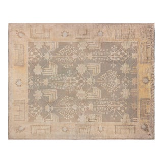 Antique Turkish Oushak Rug For Sale