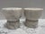 Set of Two White Alabaster Candleholders, a Pair For Sale - Image 9 of 9